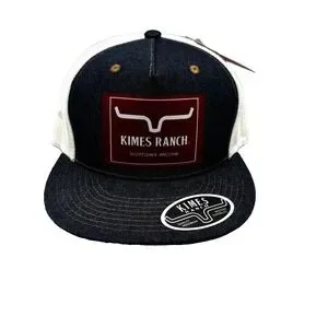 Kimes Ranch | Accessories | Kimes Ranch Blaster Denim Trucker Hat ...